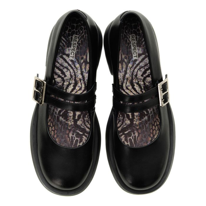 Respect қара Мэри Джейндері VK74-182511