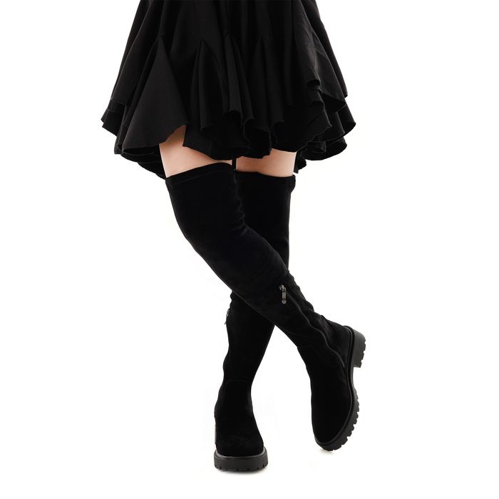 Respect қара ботфорттары VS10-182342