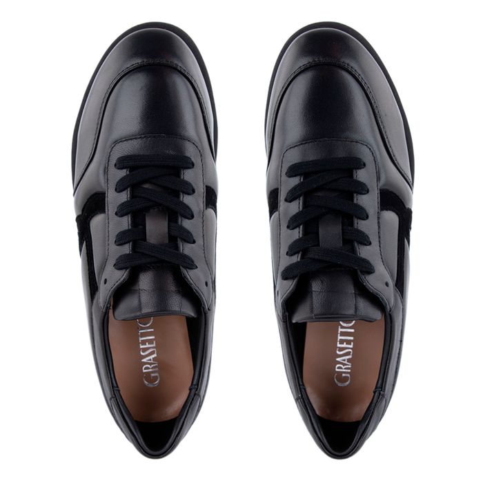 Чёрные полуботинки Grasetto GT002167-73