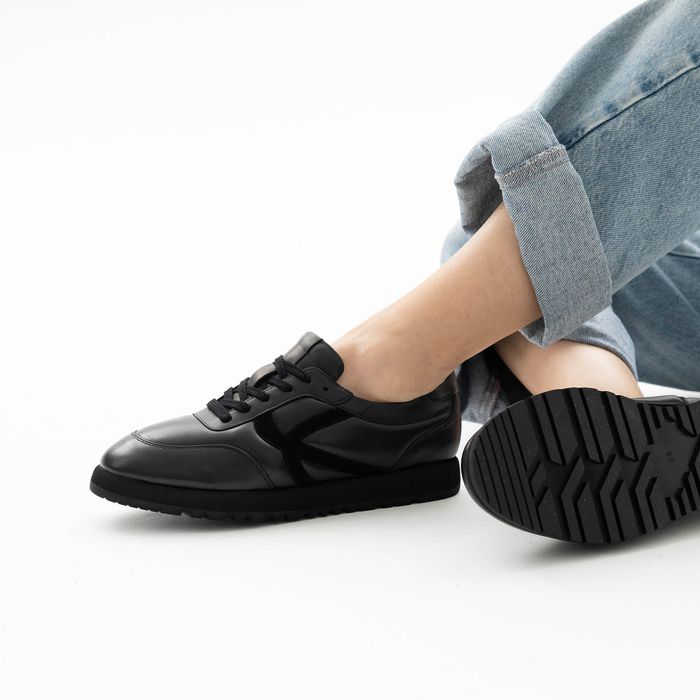 Чёрные полуботинки Grasetto GT002167-73