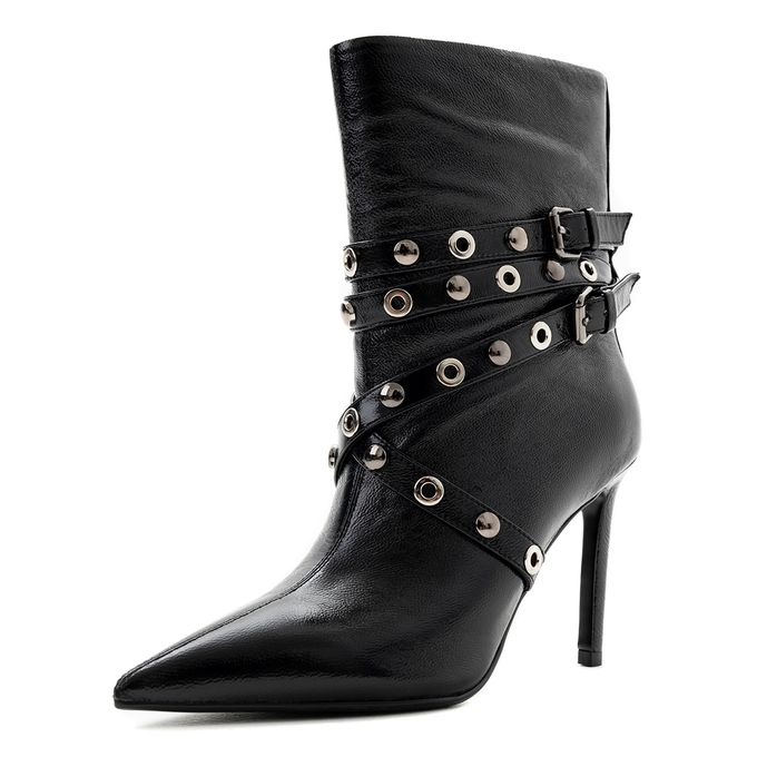 Grasetto қара жартылай етіктері