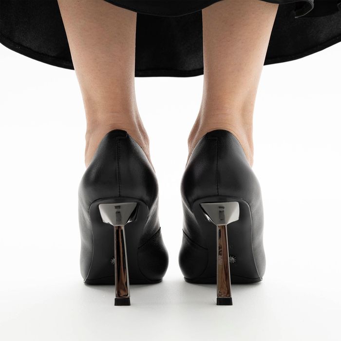 Чёрные туфли лодочки Grasetto GT001943-75