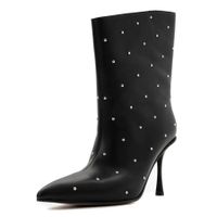 Чёрные полусапоги Grasetto GT002565-31