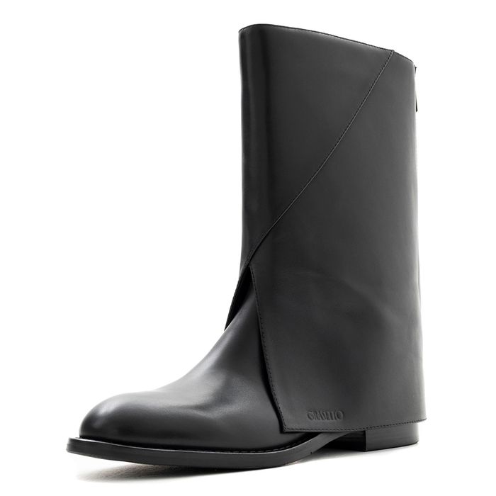 Чёрные полусапоги Grasetto GT001665-31