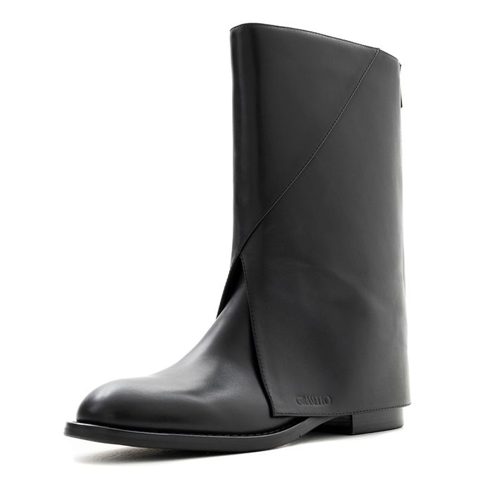 Grasetto қара жартылай етіктері