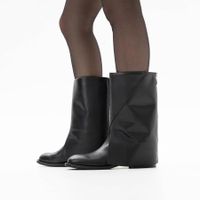 Чёрные полусапоги Grasetto GT001665-31