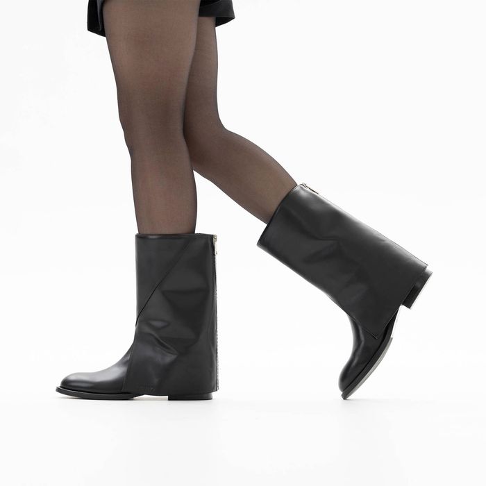 Чёрные полусапоги Grasetto GT001665-31