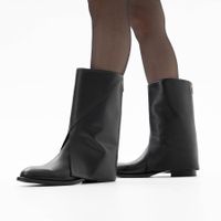 Чёрные полусапоги Grasetto GT001665-31