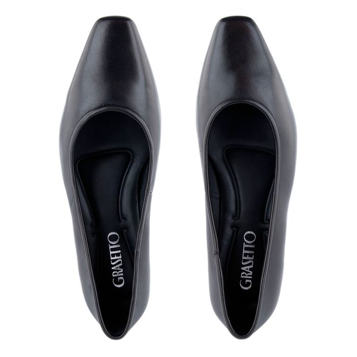 Чёрные туфли лодочки Grasetto GT002158-75