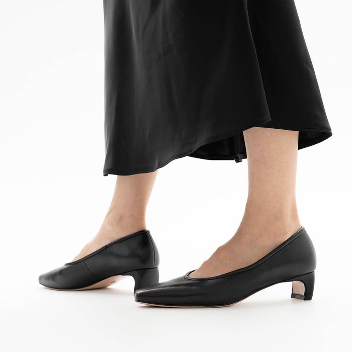 Чёрные туфли лодочки Grasetto GT002158-75