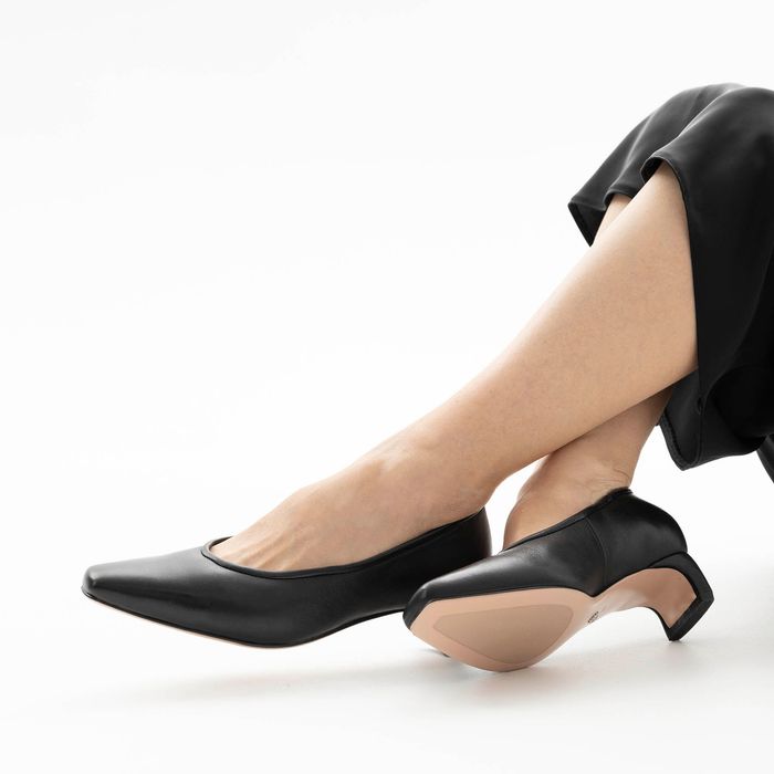 Чёрные туфли лодочки Grasetto GT002158-75