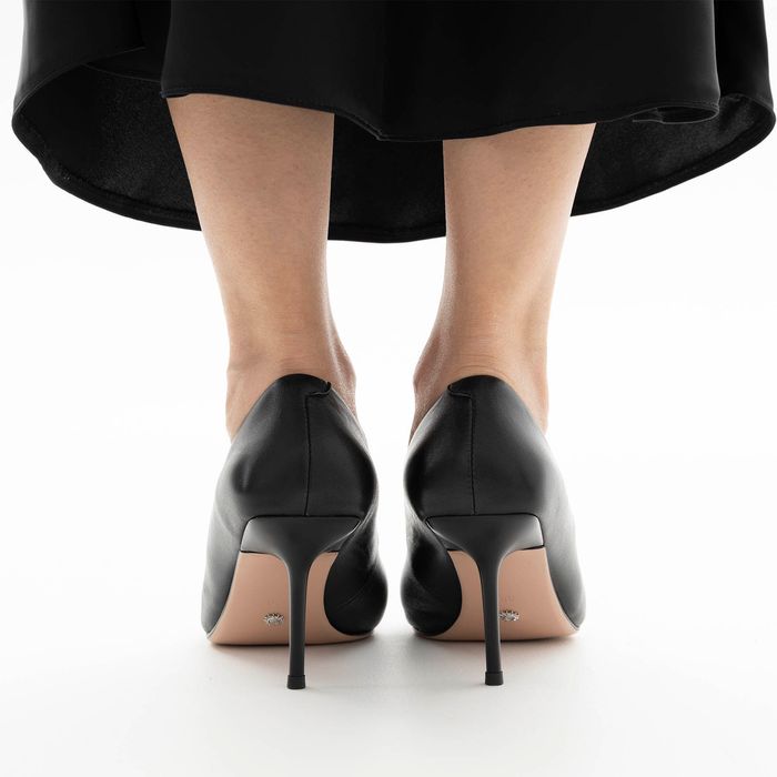 Чёрные туфли лодочки Grasetto GT002141-75