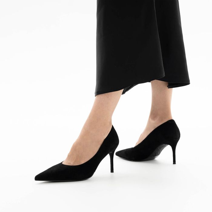 Grasetto қара, биік өкшелі туфлілері GT002151-75