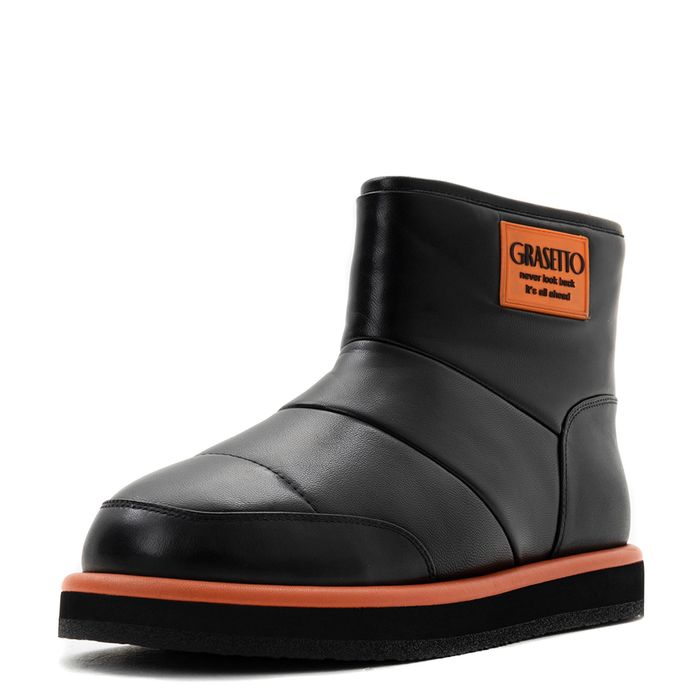 Чёрные дутыши Grasetto GT002656-12