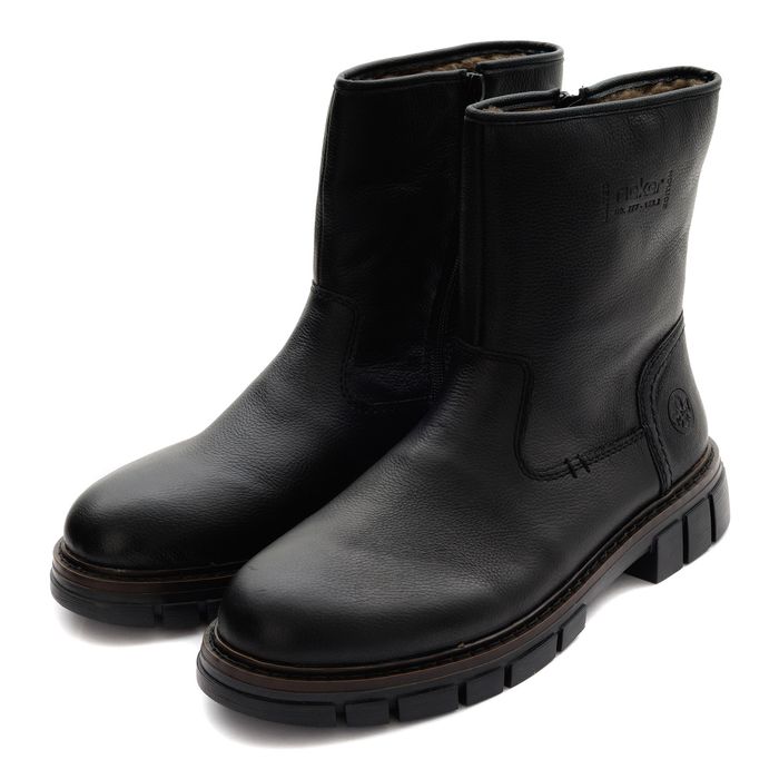 Чёрные сапоги Rieker 32251-00