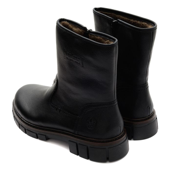 Чёрные сапоги Rieker 32251-00