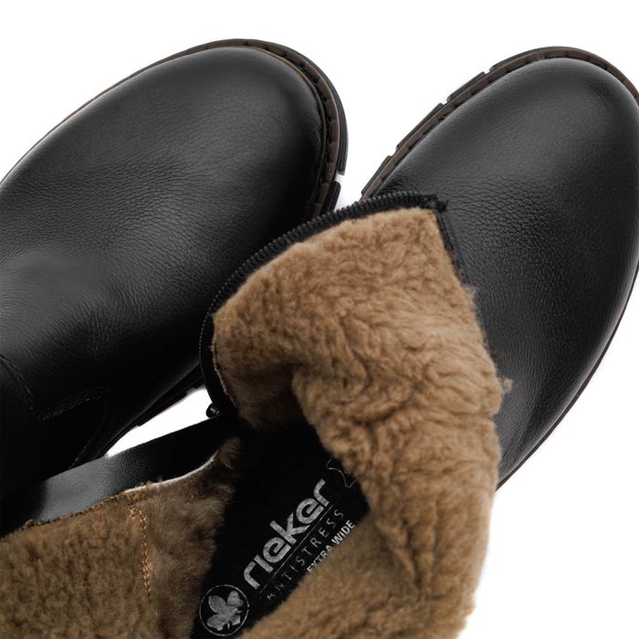 Чёрные сапоги Rieker 32251-00