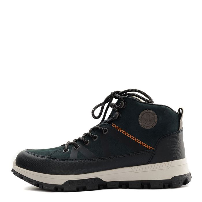 Синие трекинговые кроссовки RIEKER 35504-14