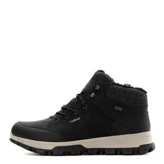 Чёрные трекинговые кроссовки Rieker