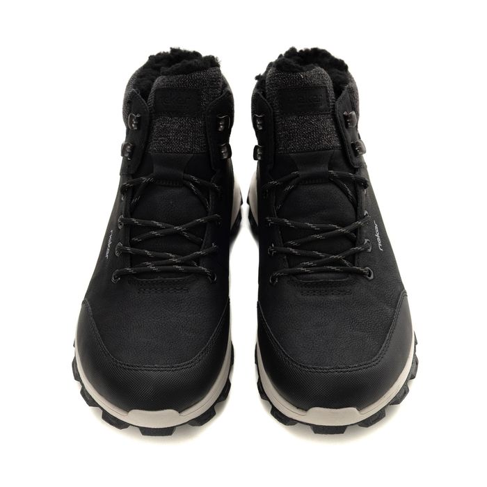 Чёрные трекинговые кроссовки Rieker 35534-00