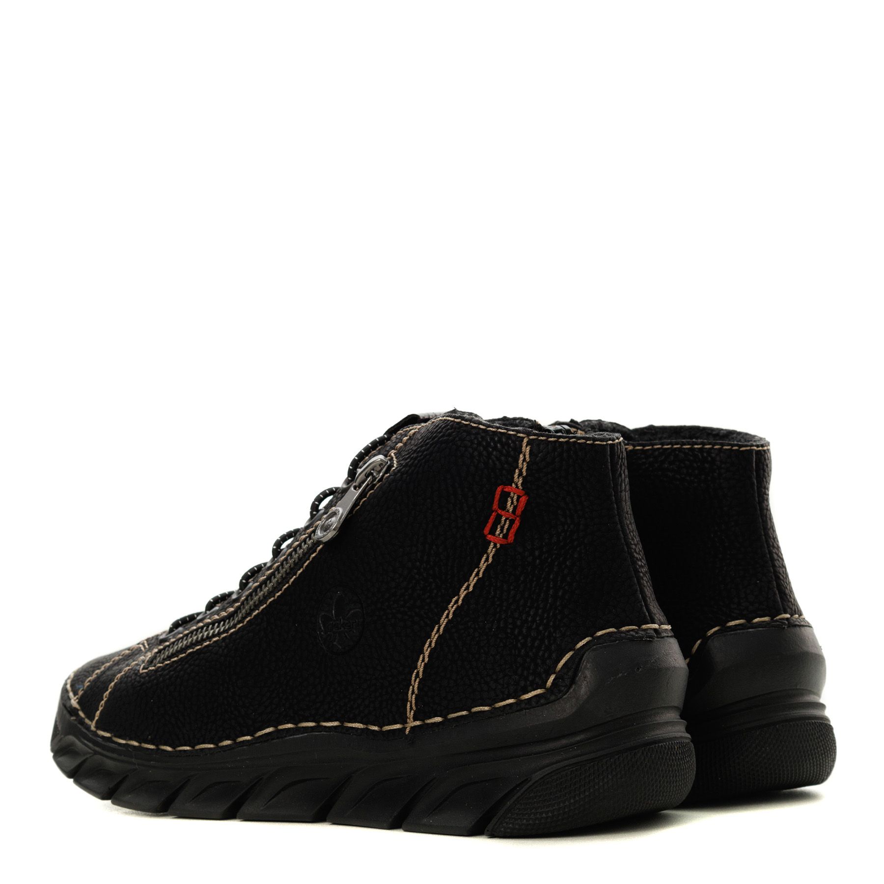 Rieker қара бәтеңкелері 55048-00