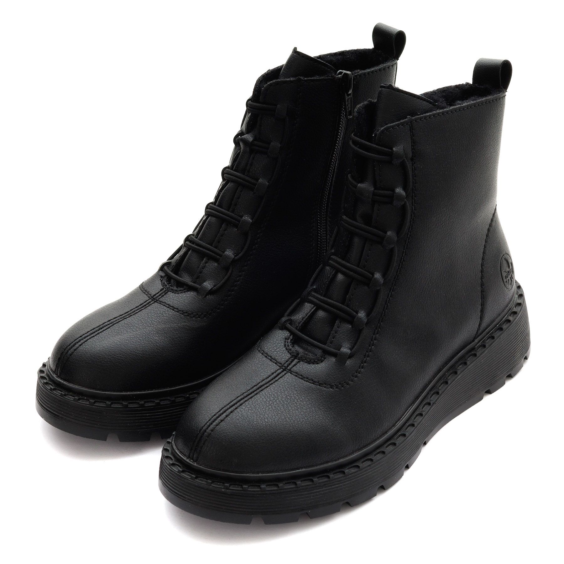 Rieker қара бәтеңкелері 70450-00