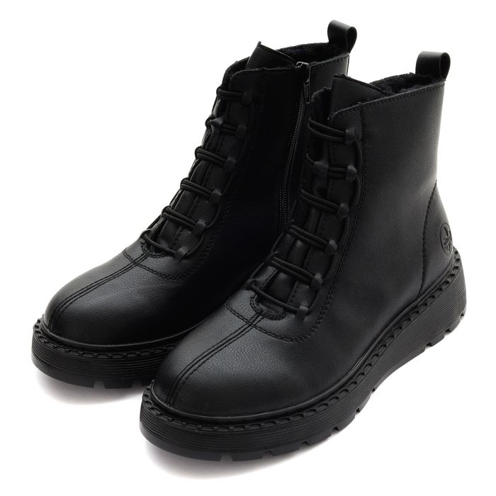 Rieker қара бәтеңкелері 70450-00