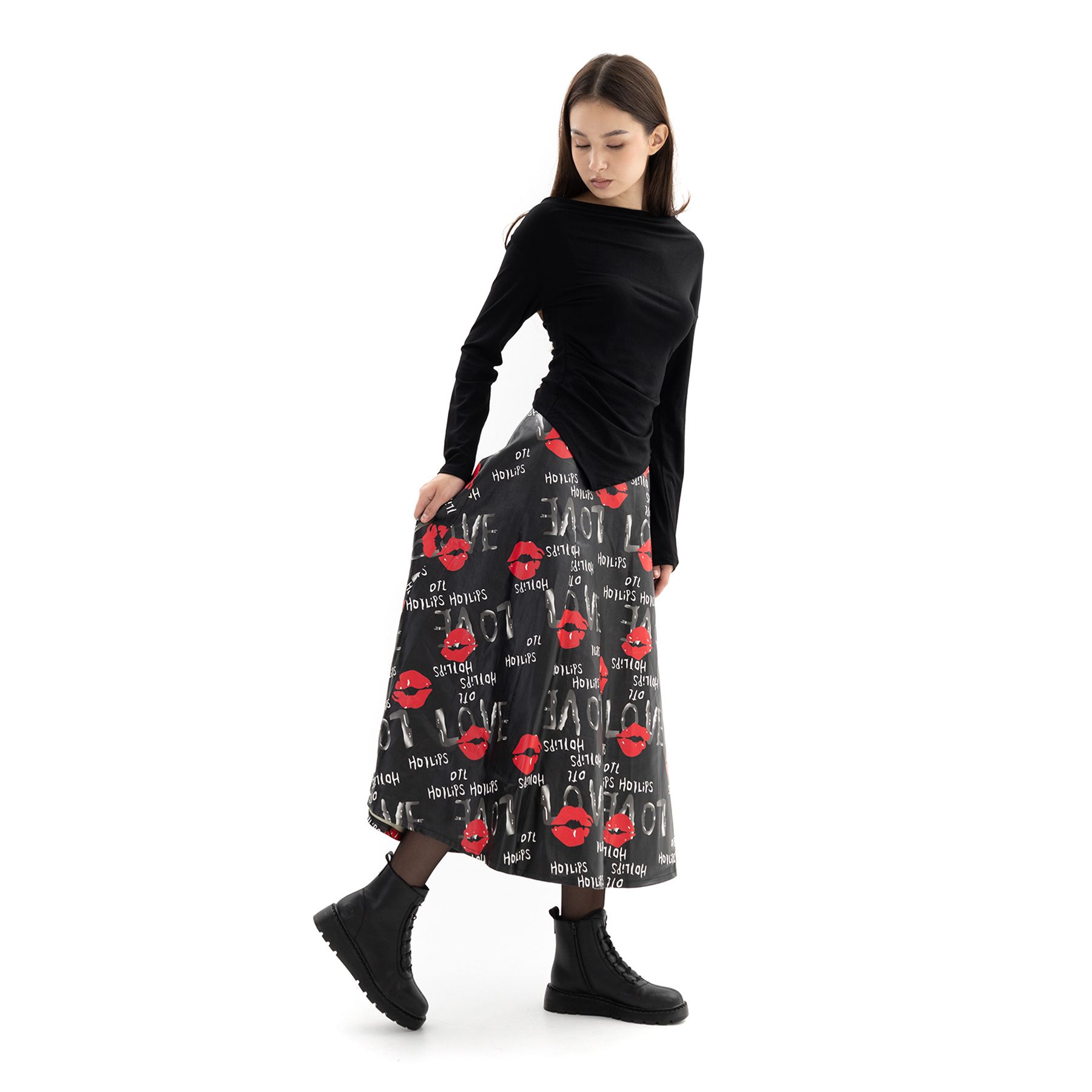 Rieker қара бәтеңкелері 70450-00