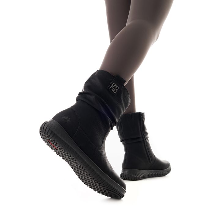 Rieker қара жартылай етіктері 74283-00