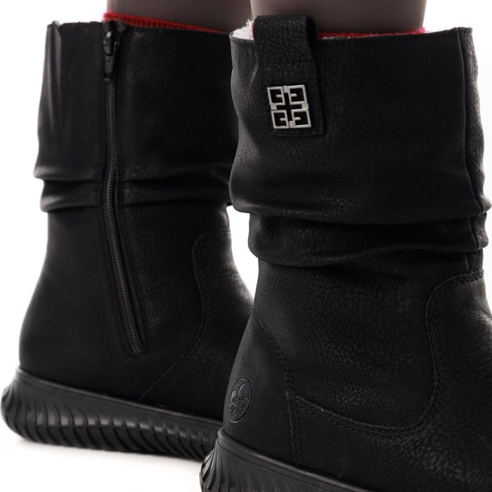 Rieker қара жартылай етіктері 74283-00