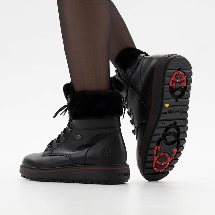 Remonte қара бәтеңкелері D0U70-01