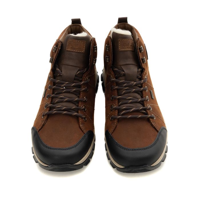 Коричневые трекинговые кроссовки Rieker F6814-22