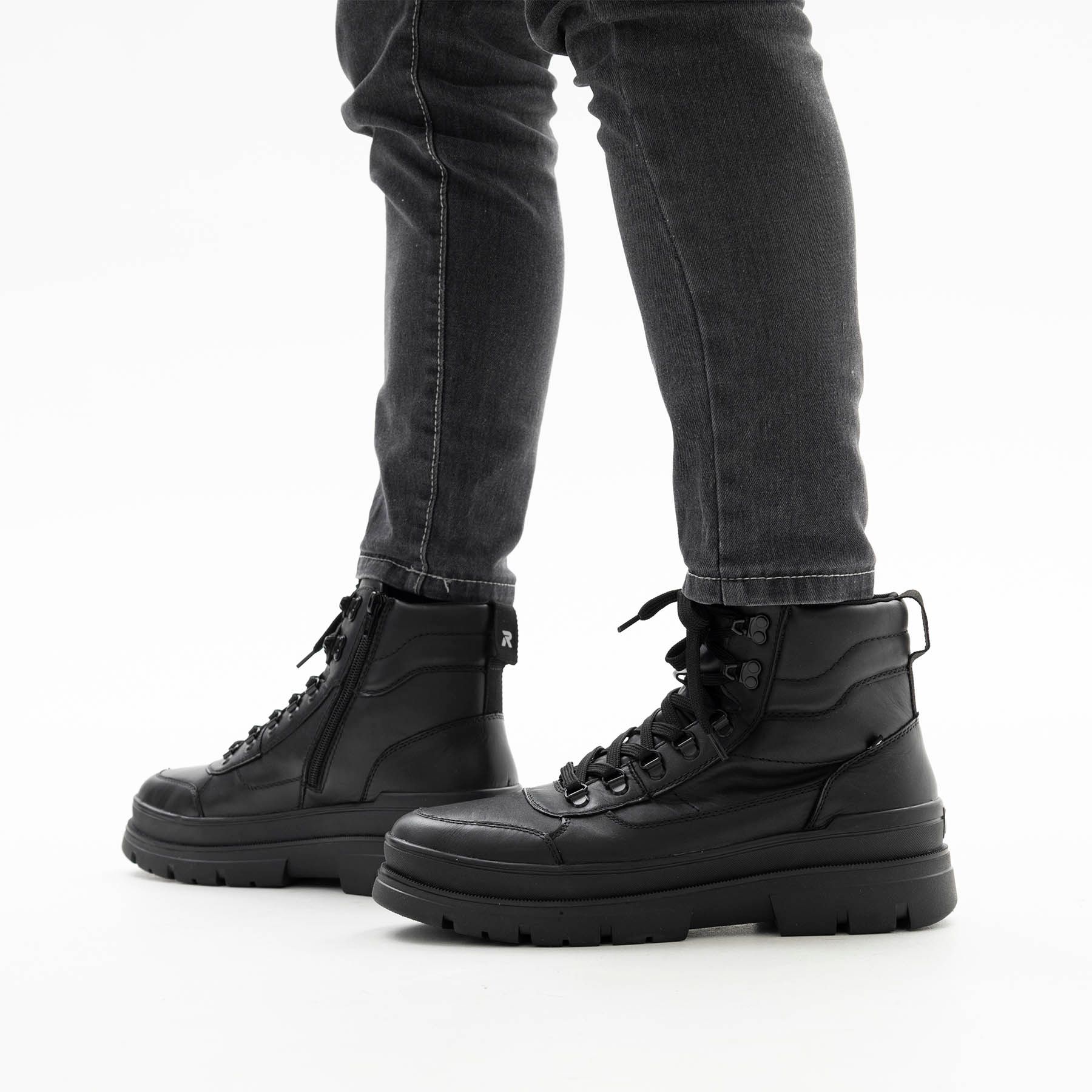 Rieker қара бәтеңкелері U1271-00
