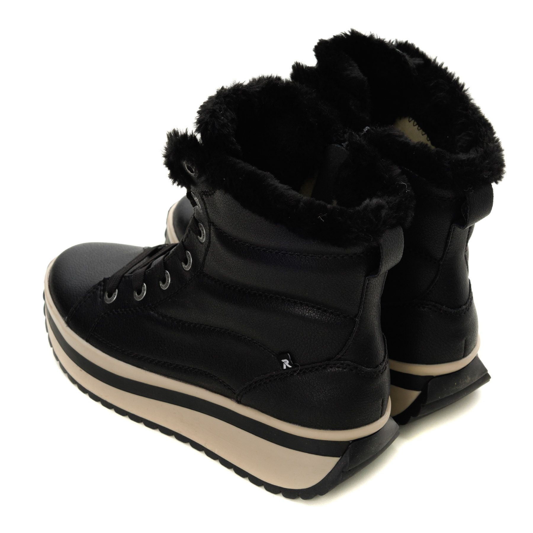 Rieker қара бәтеңкелері W0963-01