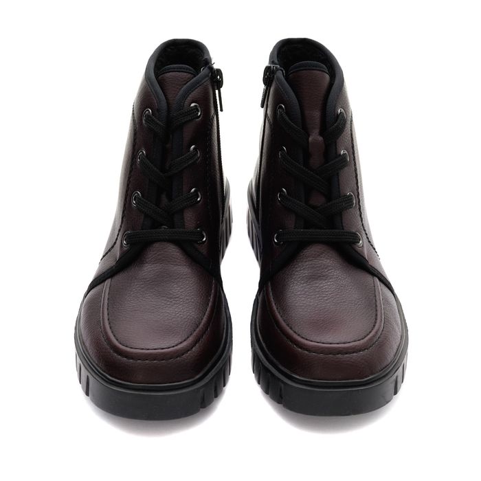 Бордовые ботинки Rieker Y3407-35