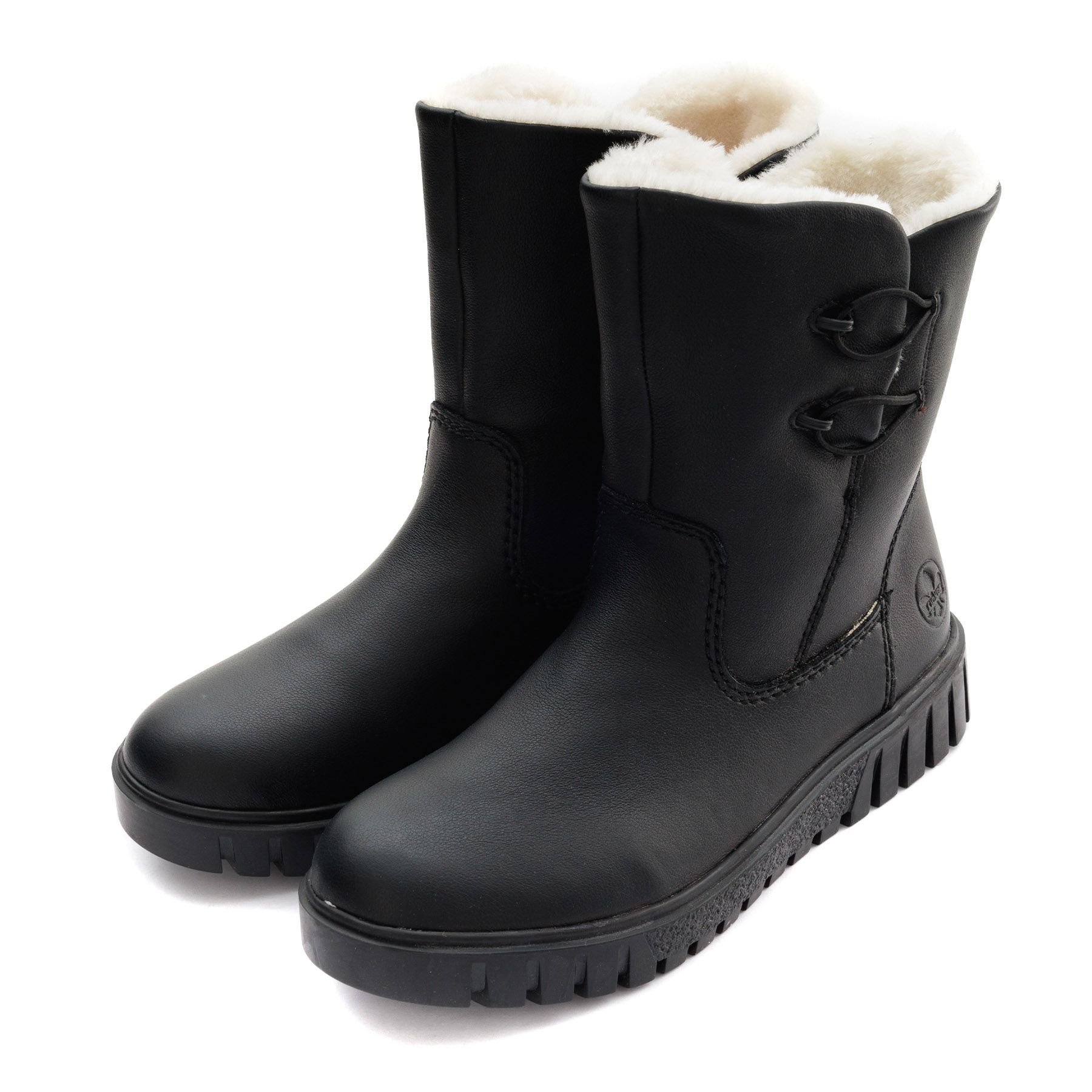 Чёрные полусапоги Rieker Y3468-00
