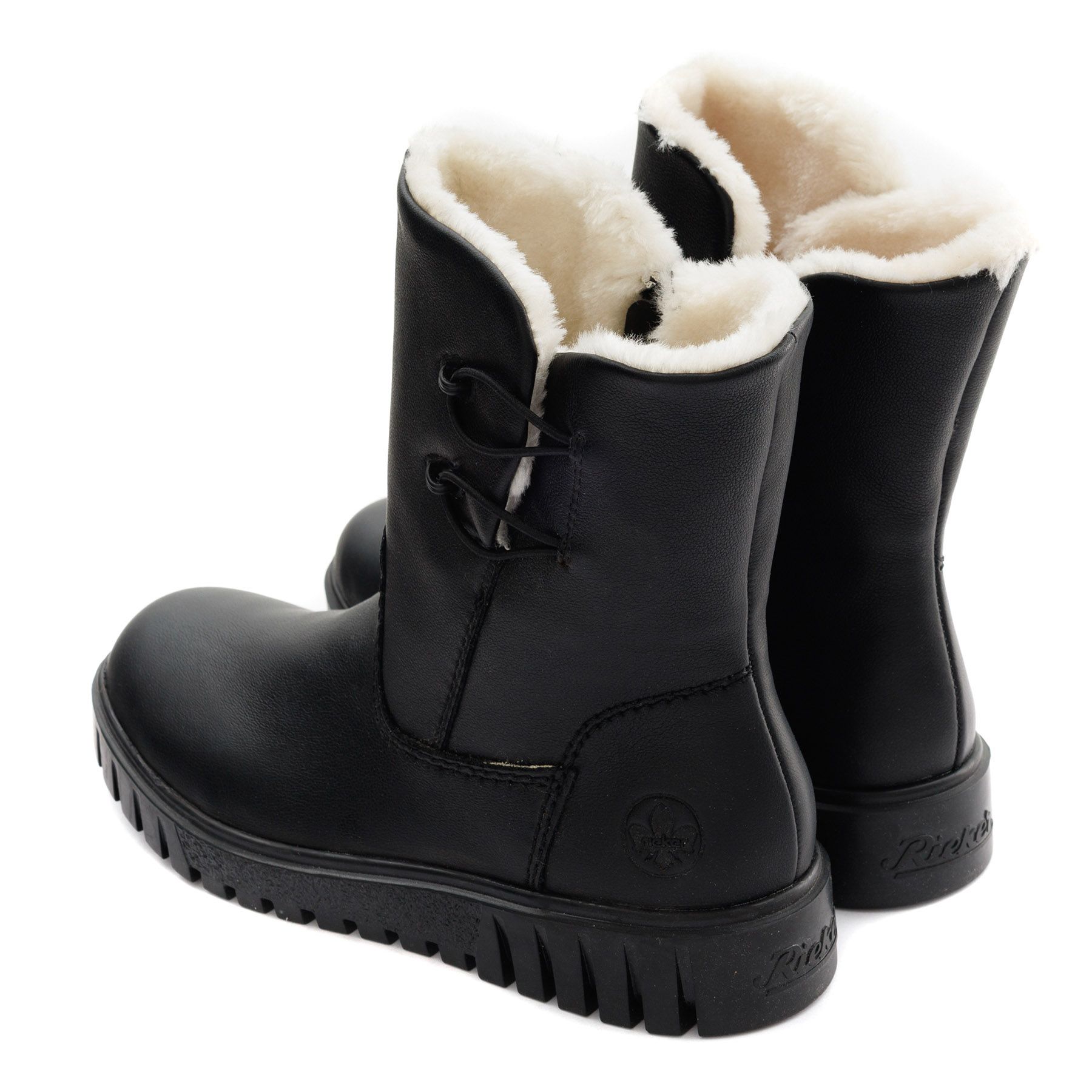 Чёрные полусапоги Rieker Y3468-00