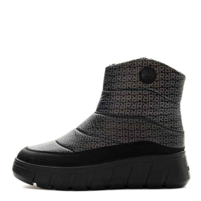 Rieker қара үрілген аяқ киімі Y3552-00