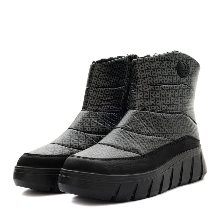 Чёрные дутыши Rieker Y3552-00