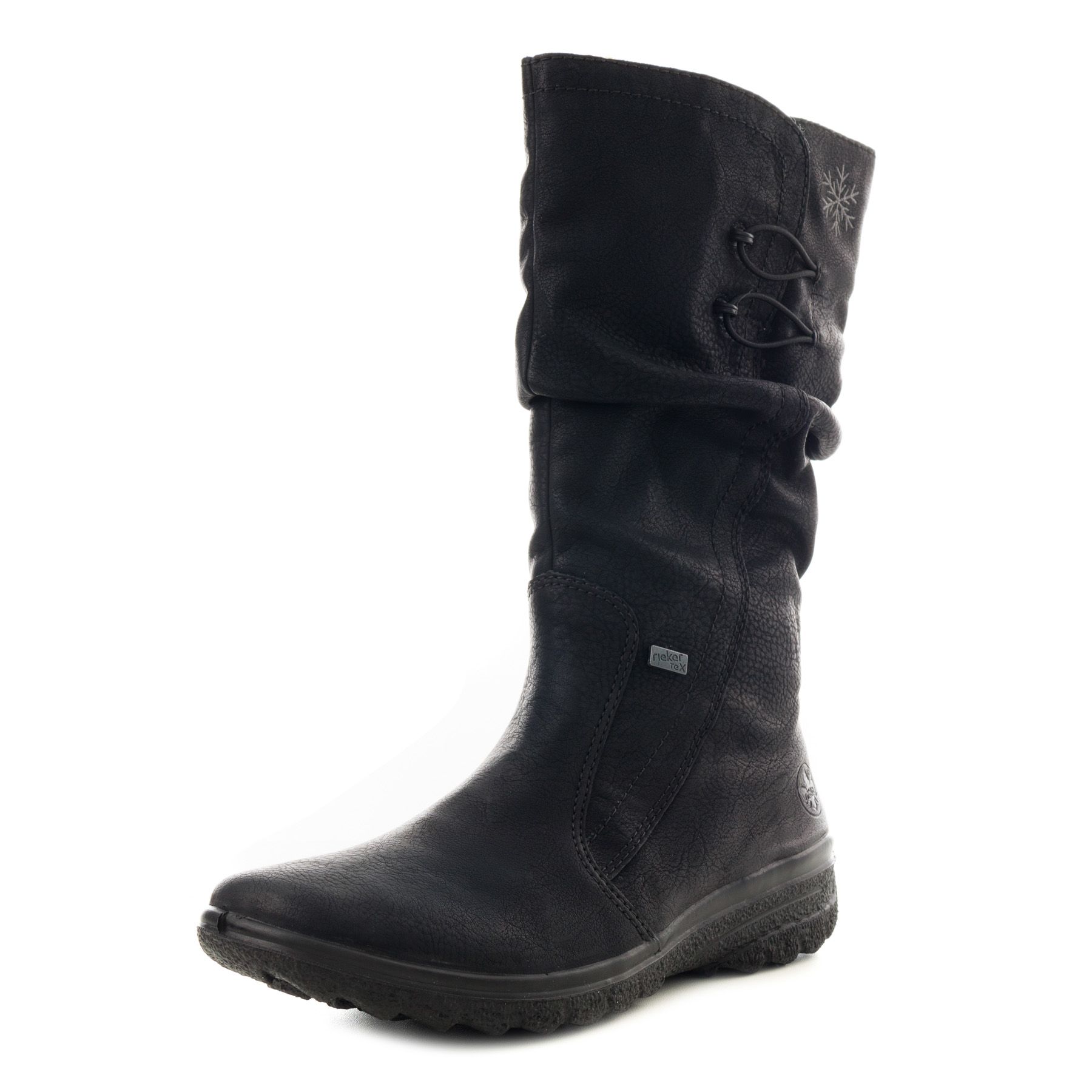 Rieker қара етіктері Z7072-00
