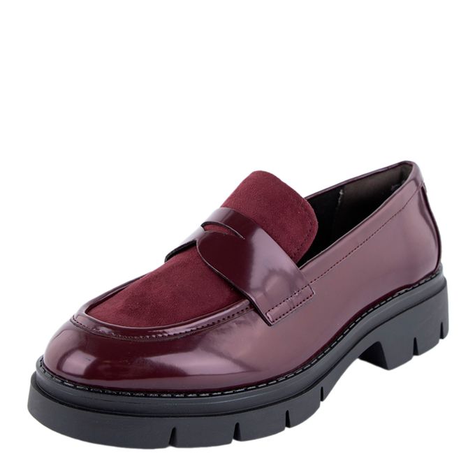 Красные лоферы Tamaris