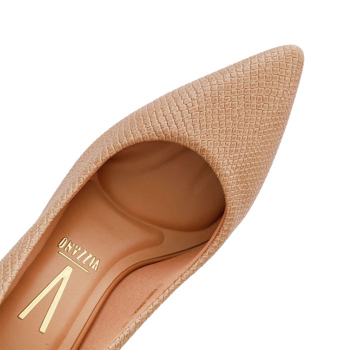 Vizzano қоңыр, биік өкшелі туфлилері 1185.1302.28181-95373