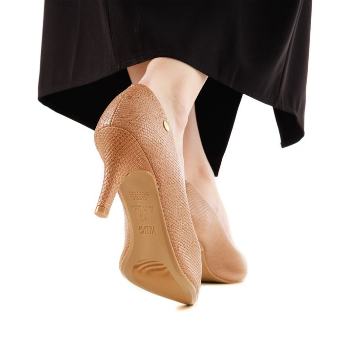 Vizzano қоңыр, биік өкшелі туфлилері 1185.1302.28181-95373