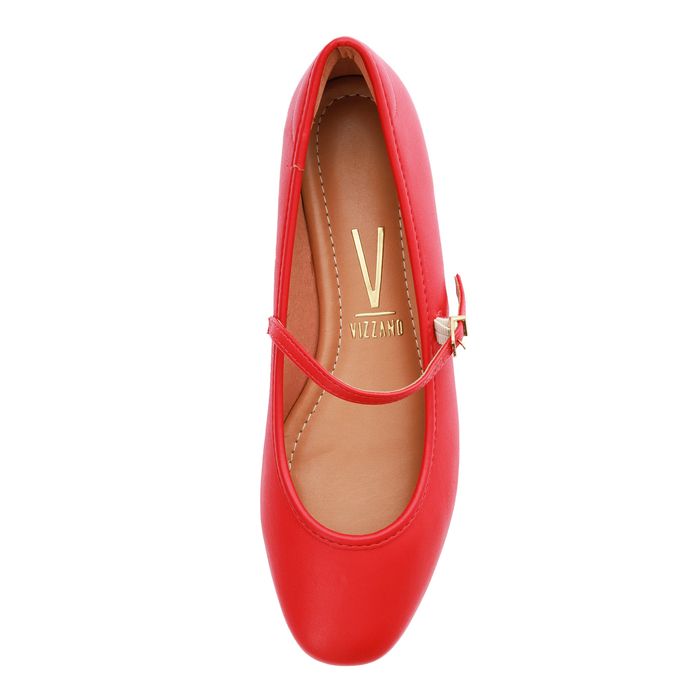 Vizzano қызыл балеткалары 1432.101.7286-86347