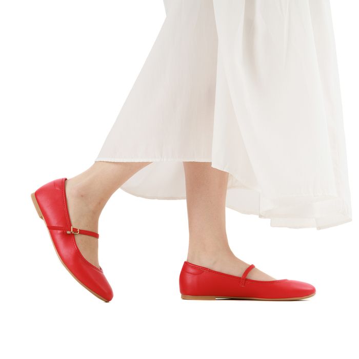 Vizzano қызыл балеткалары 1432.101.7286-86347