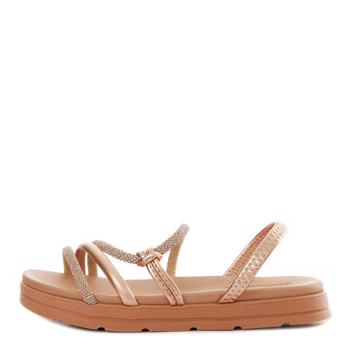 Moleca алтын түсті сандалдары