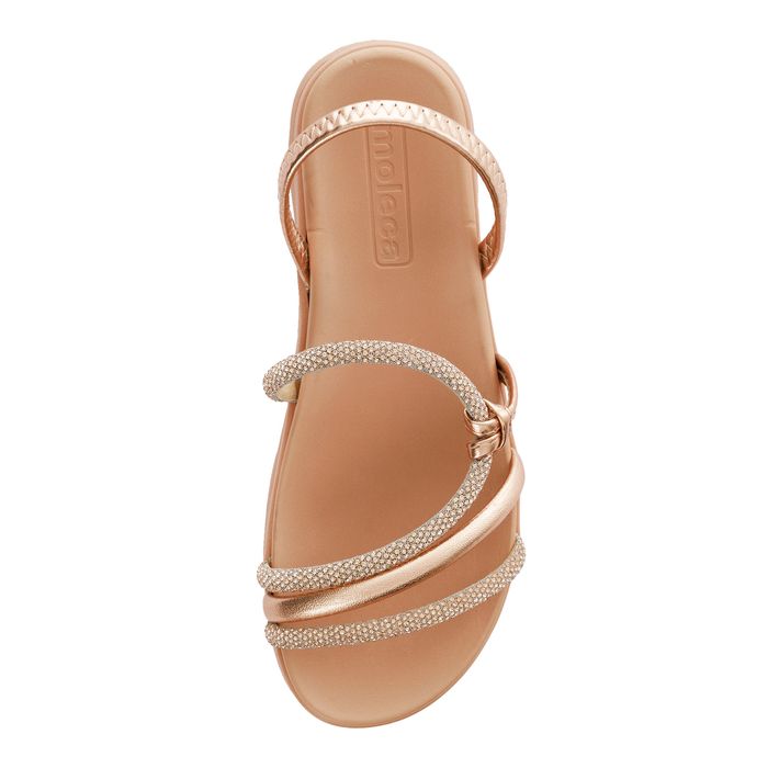 Moleca алтын түсті сандалдары 5490.113.28293-98390