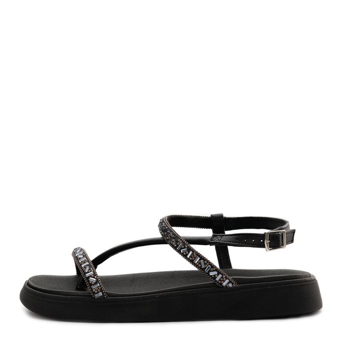 Moleca қара сандалдары