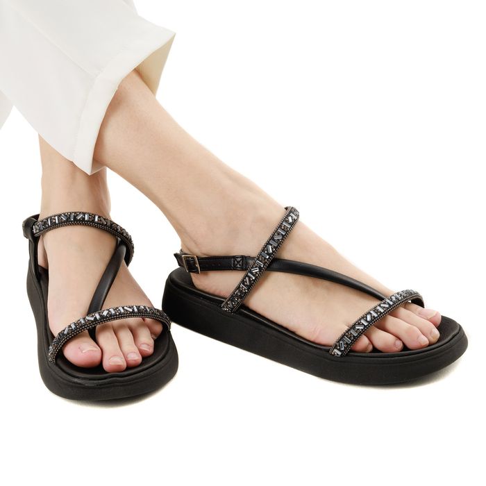 Moleca қара сандалдары 5499.105.28281-98380