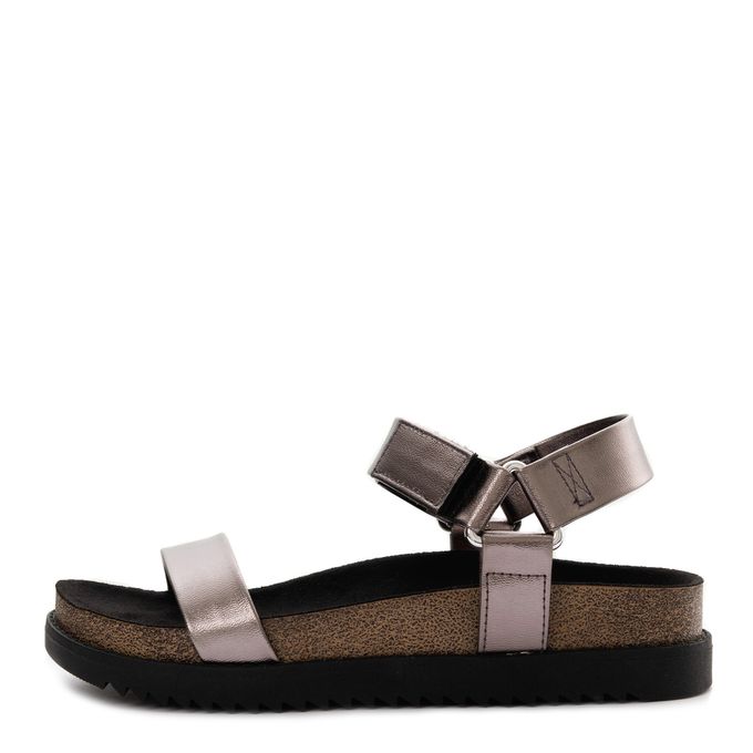 Moleca сұр сандалдары